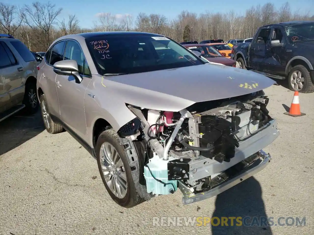 1 Photograph of a damaged car JTEAAAAH3MJ062967 TOYOTA VENZA 2021