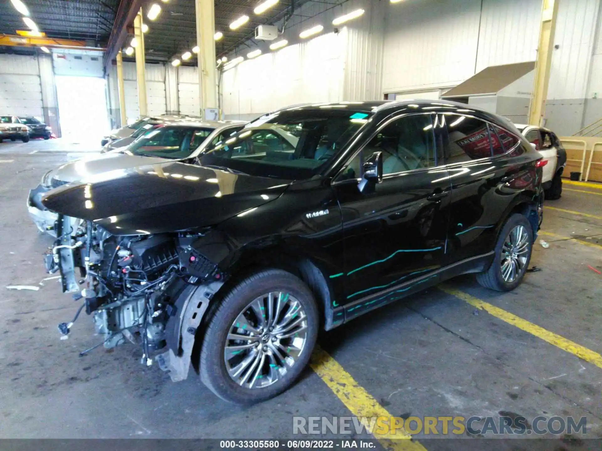 2 Photograph of a damaged car JTEAAAAH3MJ069711 TOYOTA VENZA 2021