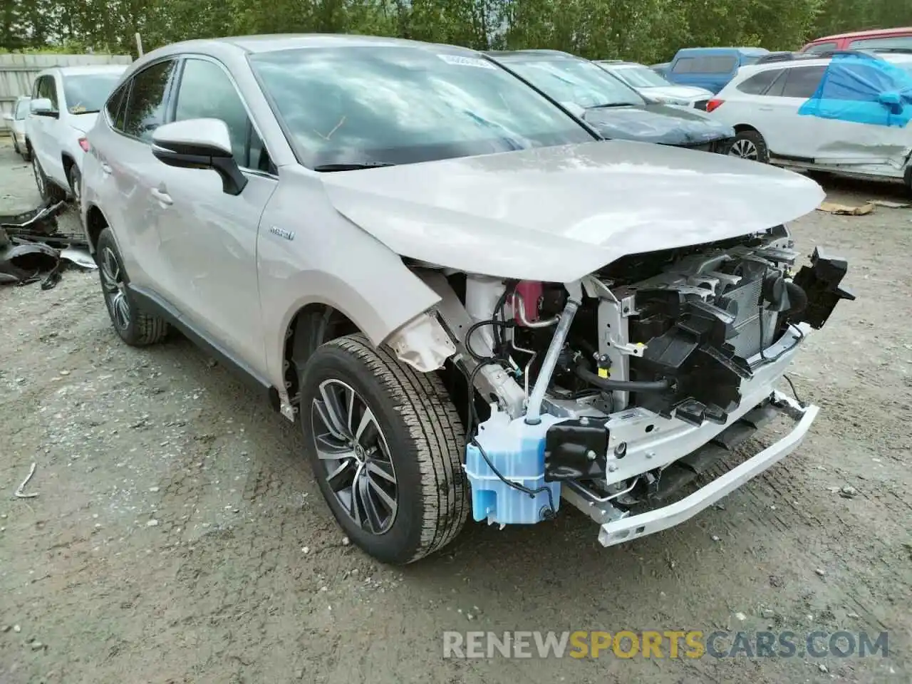 1 Photograph of a damaged car JTEAAAAH3MJ075766 TOYOTA VENZA 2021