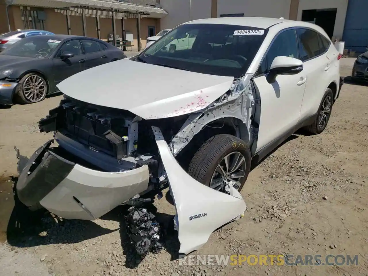 2 Photograph of a damaged car JTEAAAAH3MJ080174 TOYOTA VENZA 2021