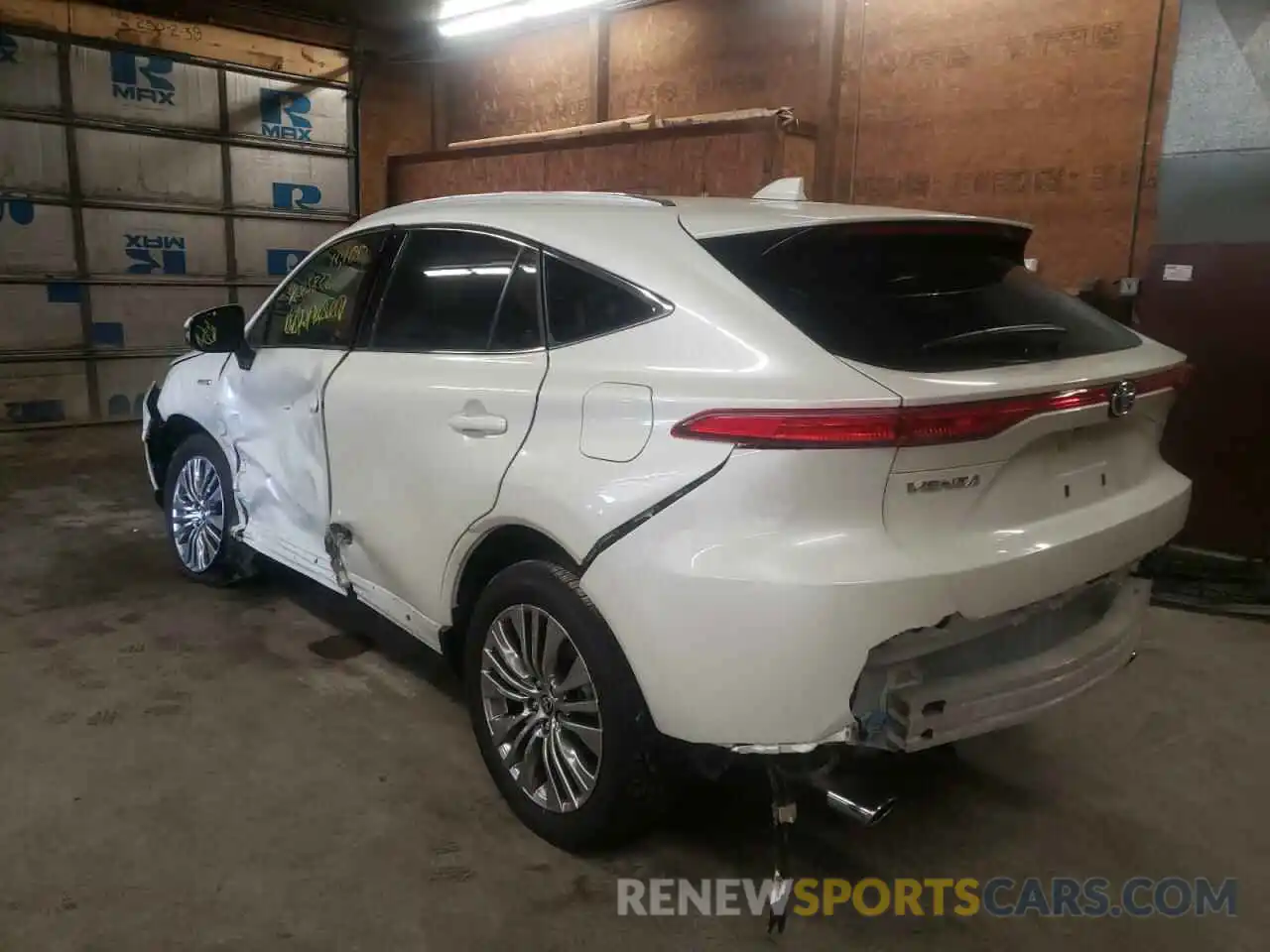 3 Photograph of a damaged car JTEAAAAH3MJ080434 TOYOTA VENZA 2021