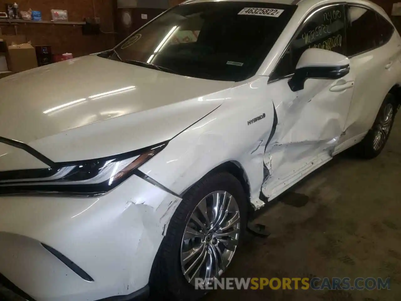 9 Photograph of a damaged car JTEAAAAH3MJ080434 TOYOTA VENZA 2021