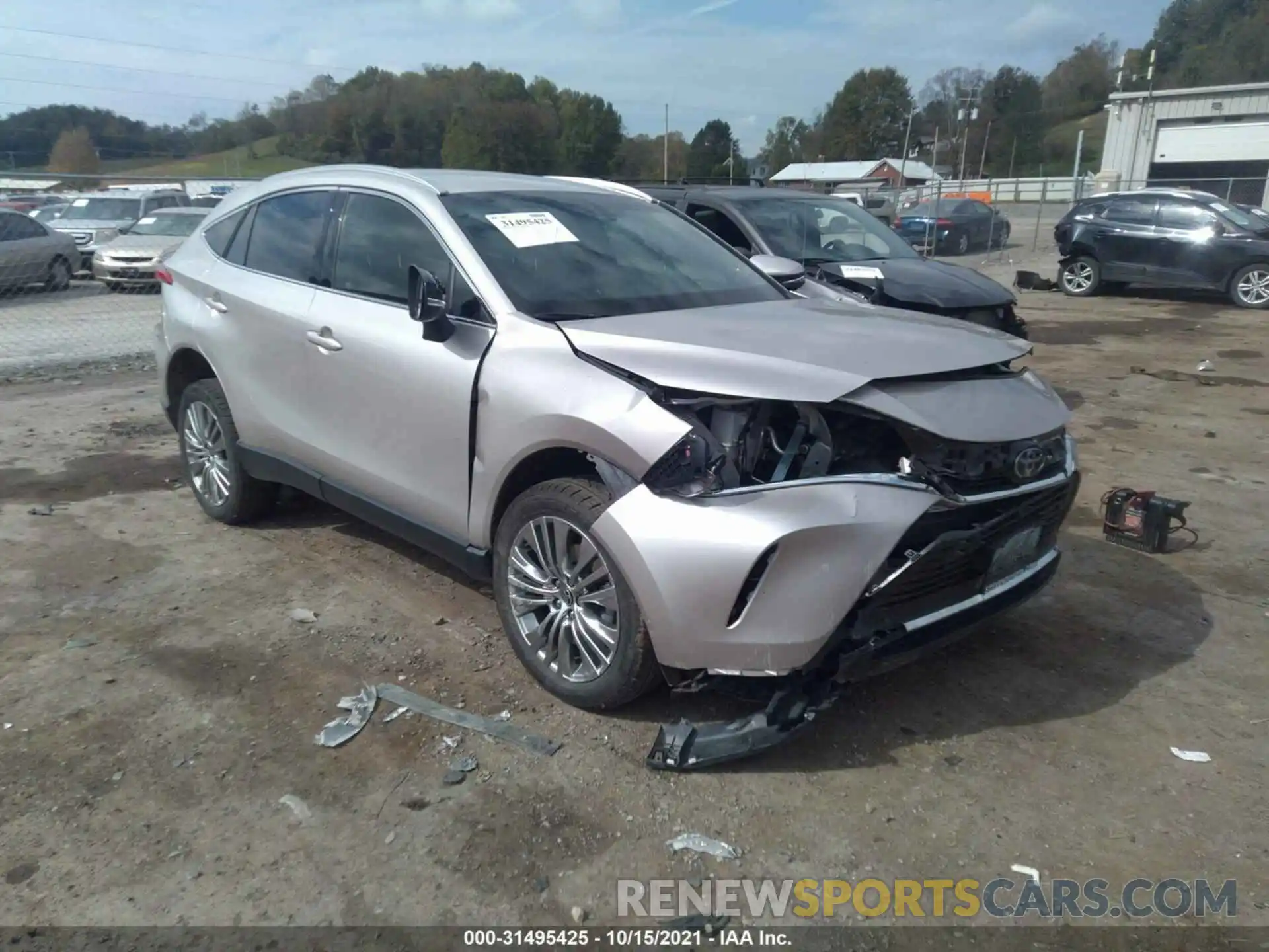 1 Photograph of a damaged car JTEAAAAH4MJ000512 TOYOTA VENZA 2021