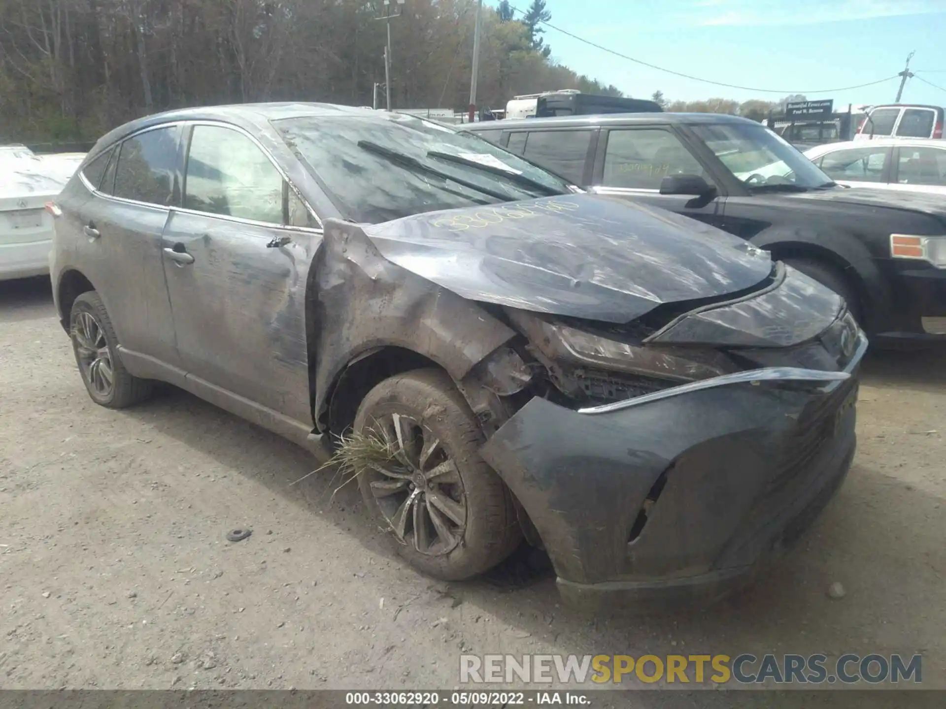 1 Photograph of a damaged car JTEAAAAH4MJ002275 TOYOTA VENZA 2021