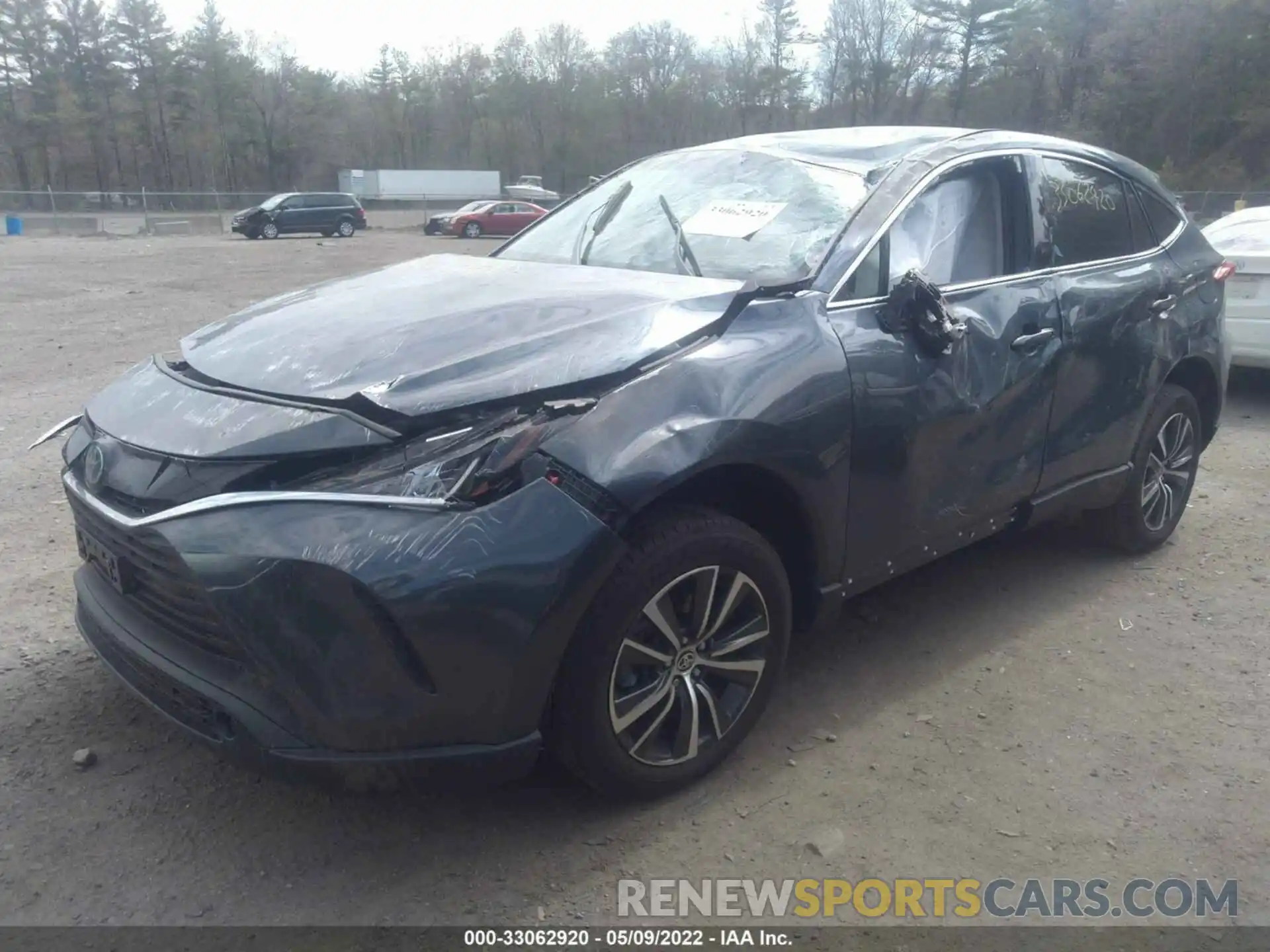 2 Photograph of a damaged car JTEAAAAH4MJ002275 TOYOTA VENZA 2021