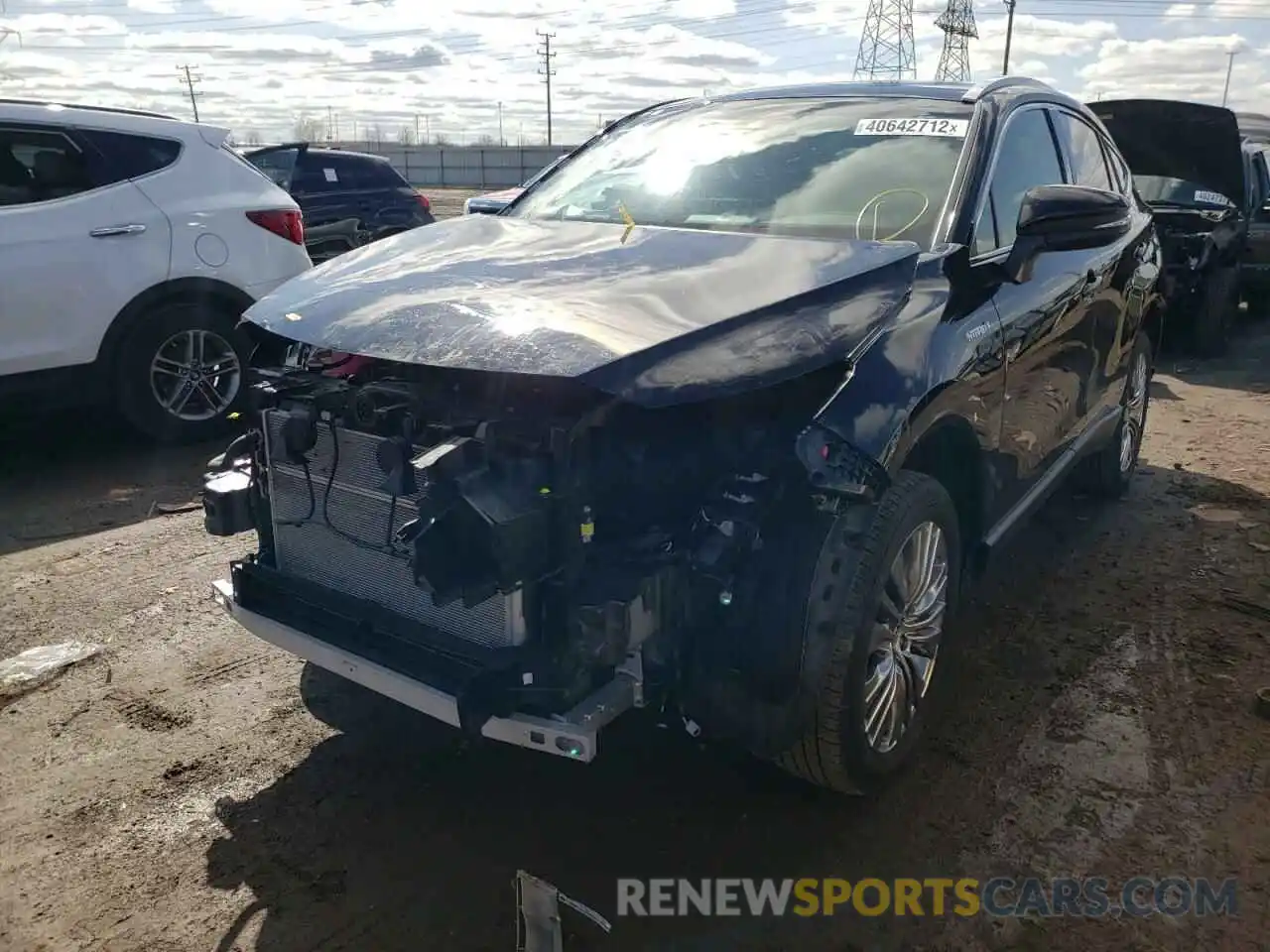 2 Photograph of a damaged car JTEAAAAH4MJ009484 TOYOTA VENZA 2021