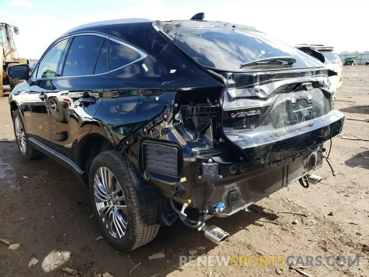 3 Photograph of a damaged car JTEAAAAH4MJ009484 TOYOTA VENZA 2021