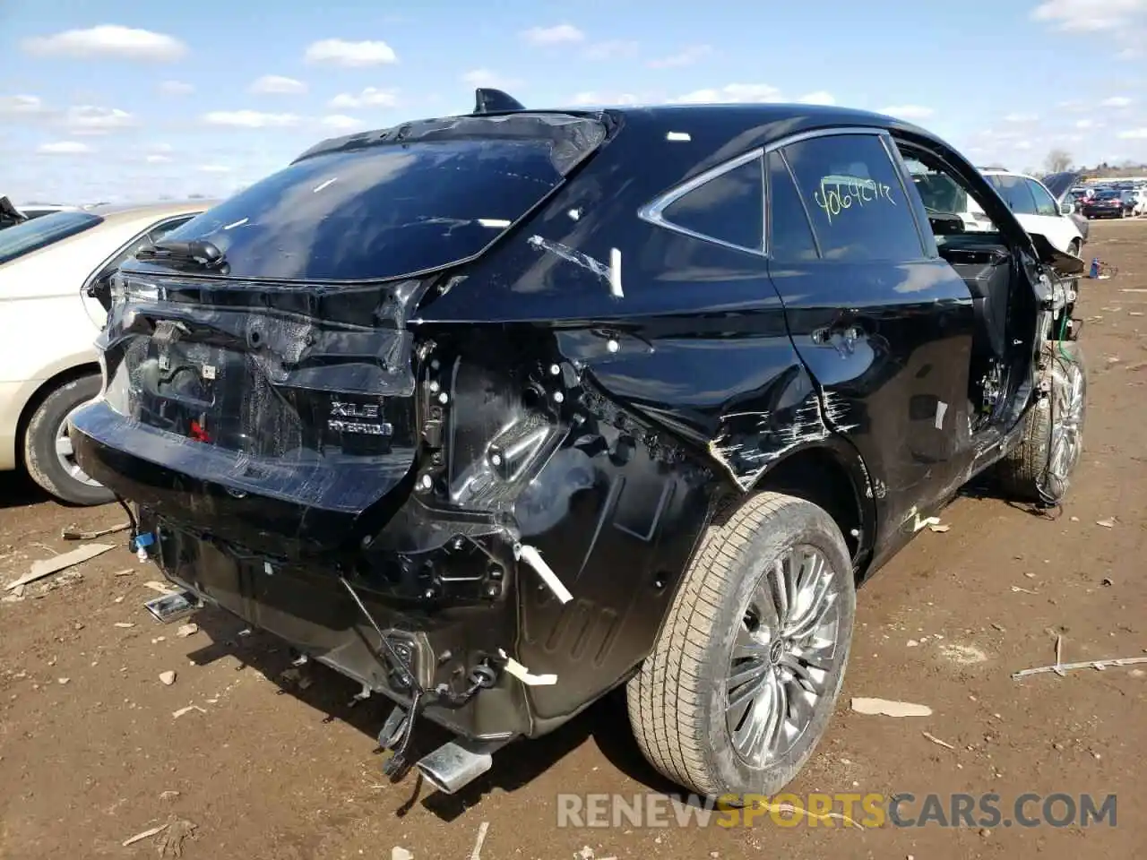 4 Photograph of a damaged car JTEAAAAH4MJ009484 TOYOTA VENZA 2021