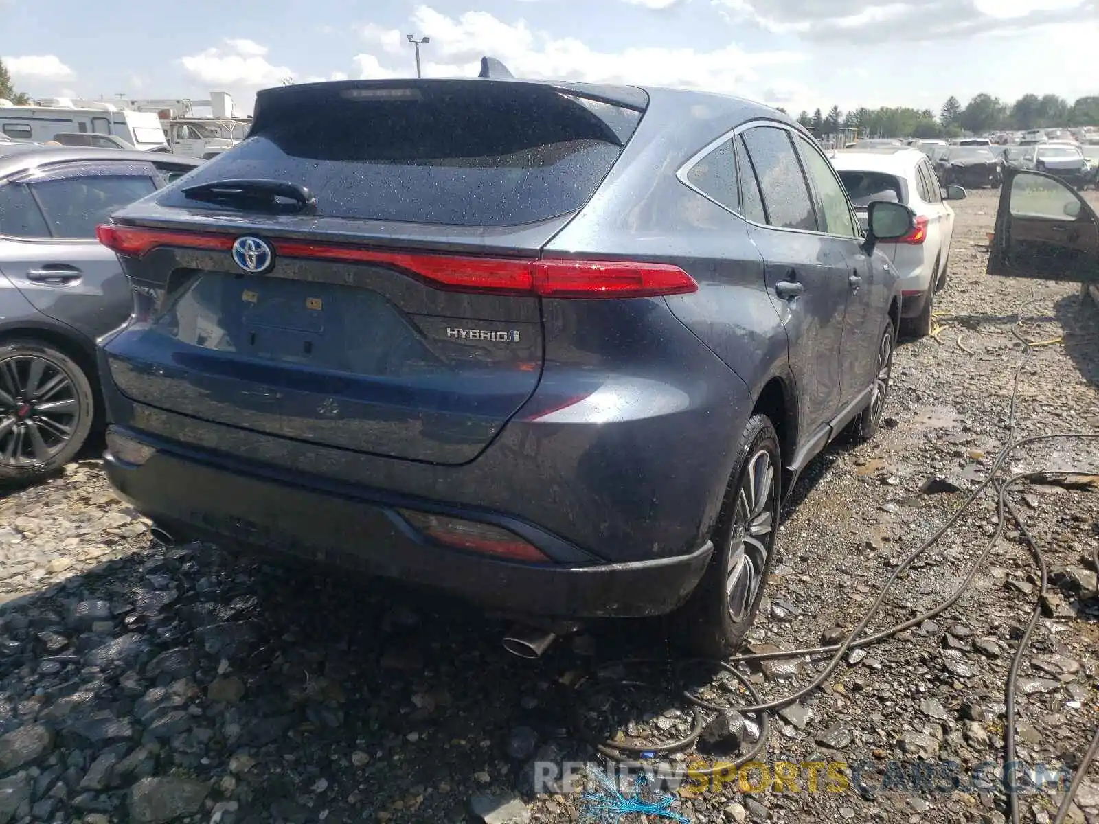 4 Photograph of a damaged car JTEAAAAH4MJ010621 TOYOTA VENZA 2021