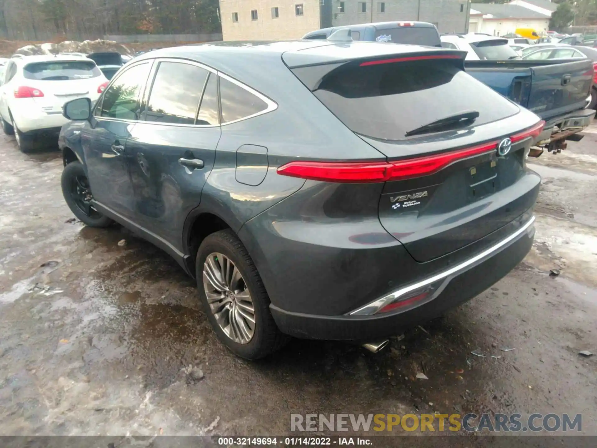 3 Photograph of a damaged car JTEAAAAH4MJ016063 TOYOTA VENZA 2021