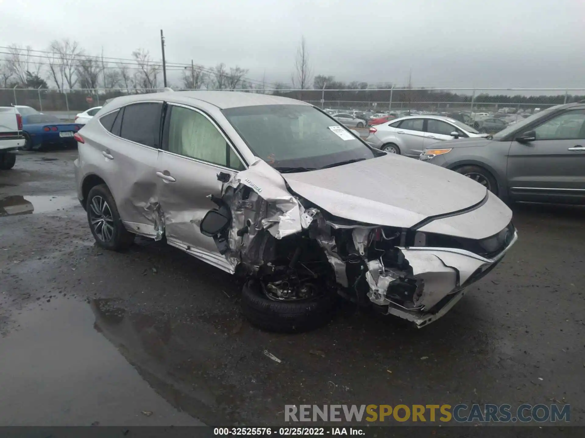 1 Photograph of a damaged car JTEAAAAH4MJ016516 TOYOTA VENZA 2021