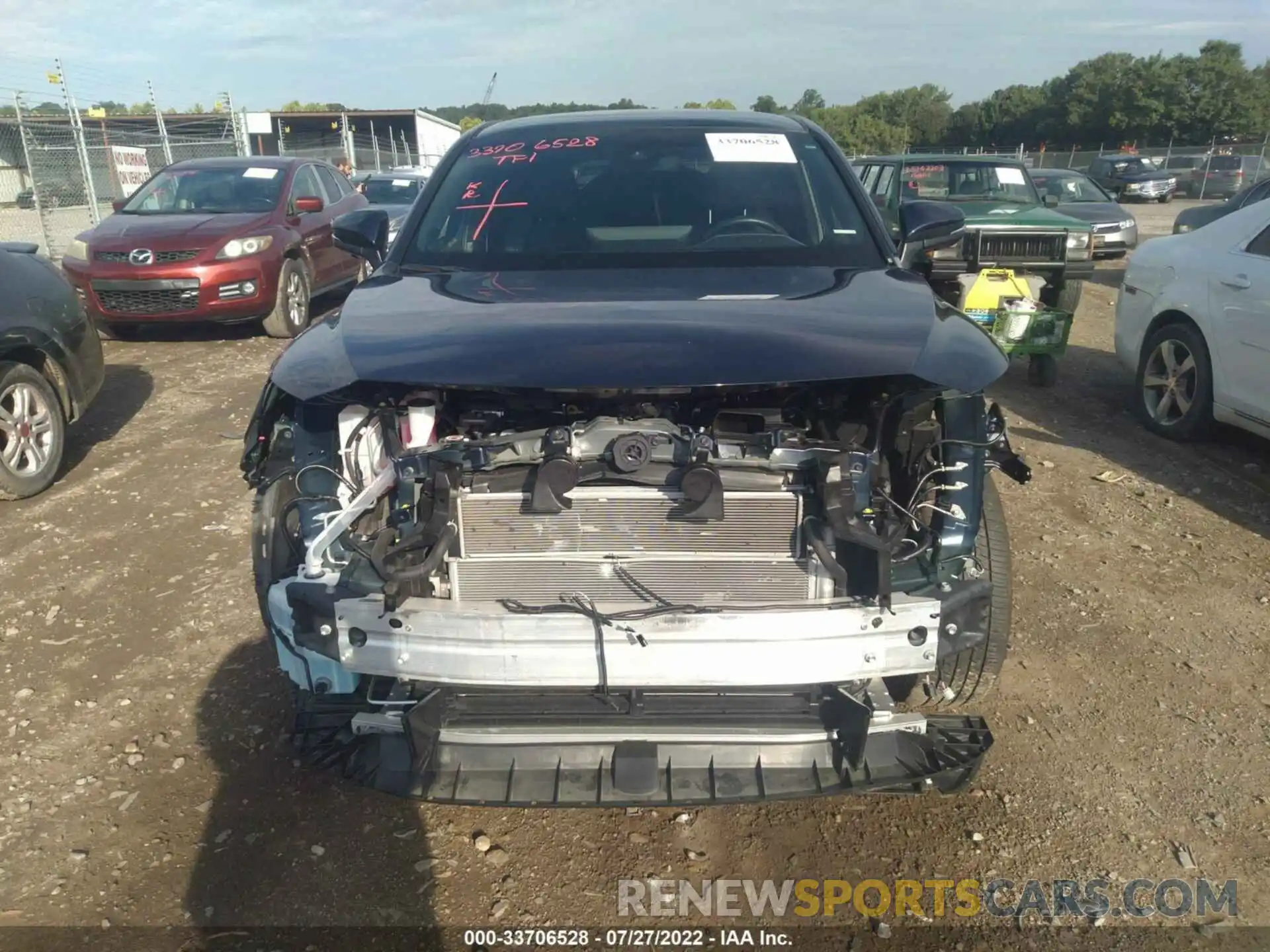 6 Photograph of a damaged car JTEAAAAH4MJ022171 TOYOTA VENZA 2021