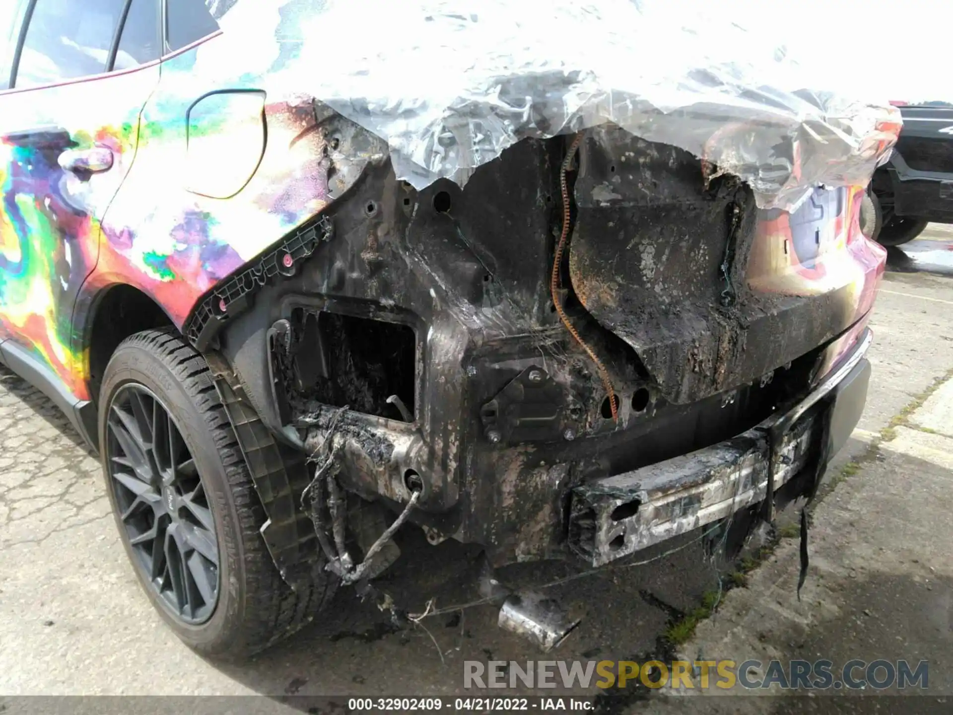 6 Photograph of a damaged car JTEAAAAH4MJ024485 TOYOTA VENZA 2021