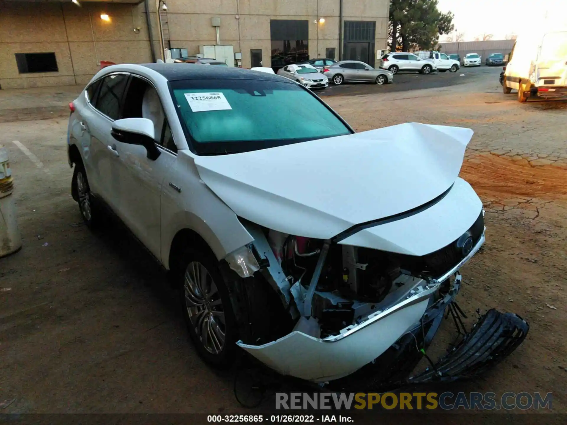 1 Photograph of a damaged car JTEAAAAH4MJ024602 TOYOTA VENZA 2021