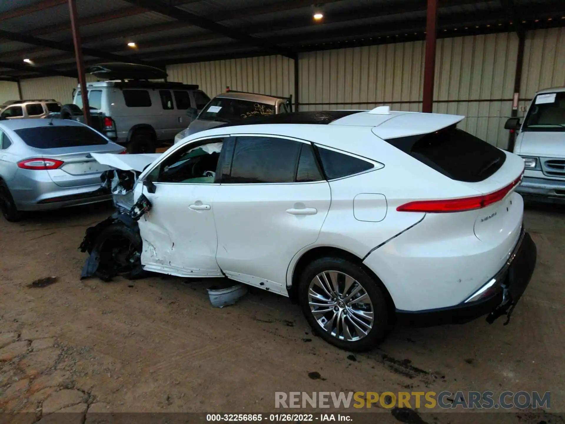 3 Photograph of a damaged car JTEAAAAH4MJ024602 TOYOTA VENZA 2021