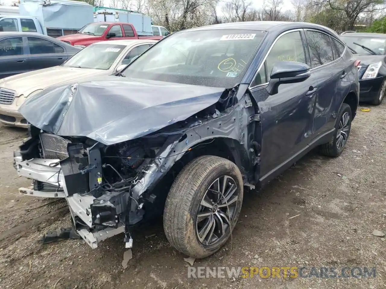 2 Photograph of a damaged car JTEAAAAH4MJ025006 TOYOTA VENZA 2021