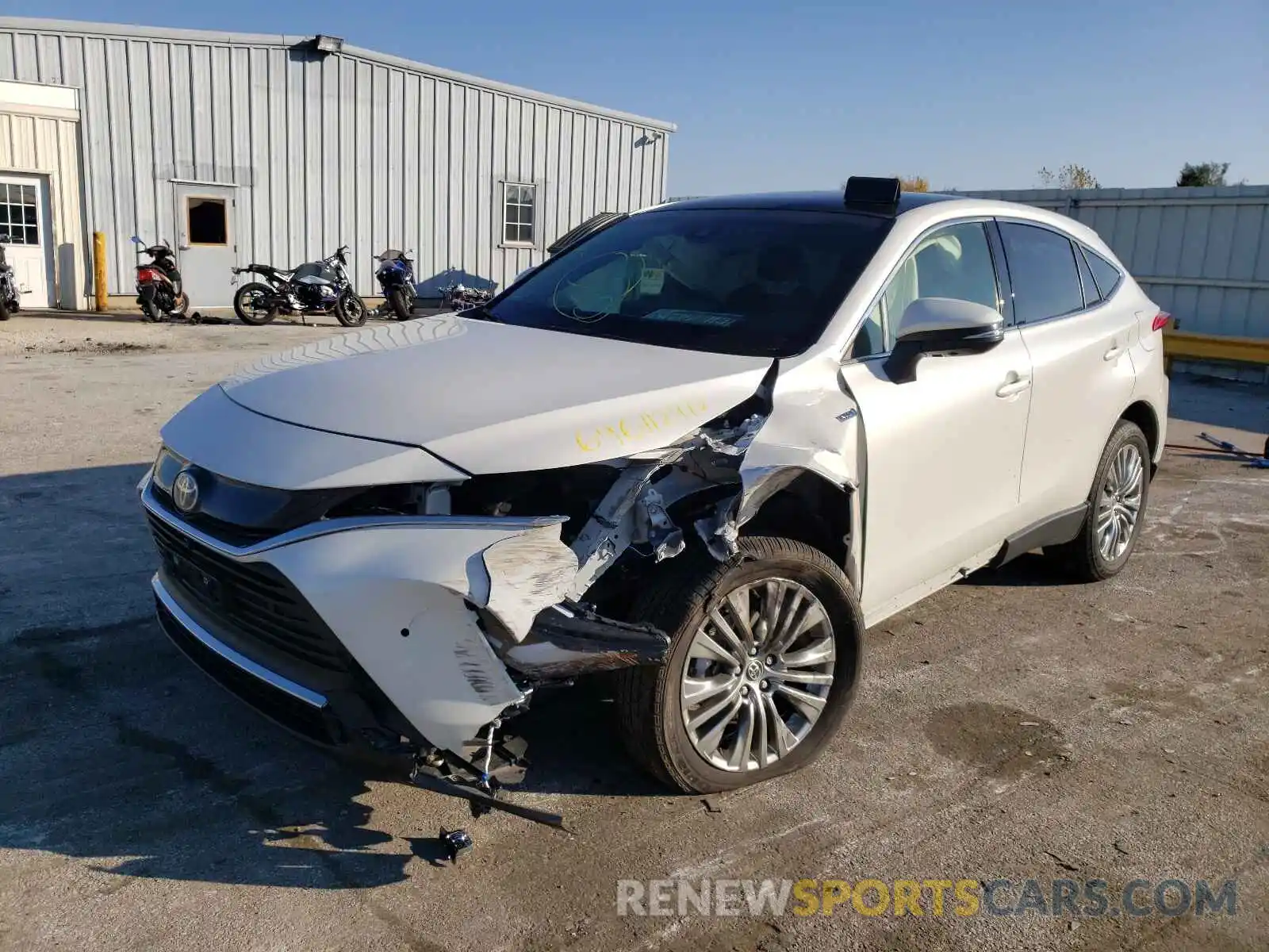 2 Photograph of a damaged car JTEAAAAH4MJ025104 TOYOTA VENZA 2021