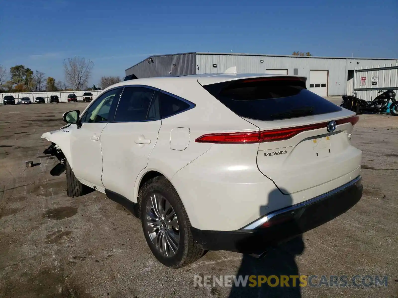 3 Photograph of a damaged car JTEAAAAH4MJ025104 TOYOTA VENZA 2021