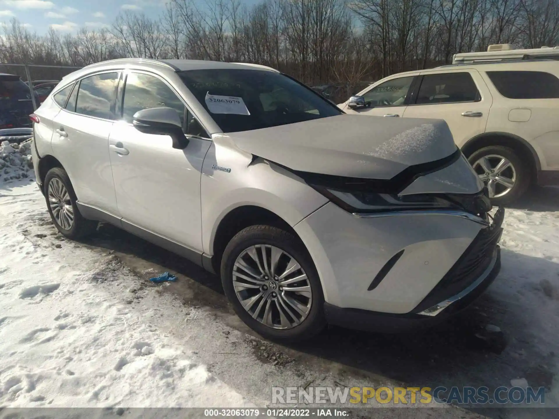 1 Photograph of a damaged car JTEAAAAH4MJ033753 TOYOTA VENZA 2021