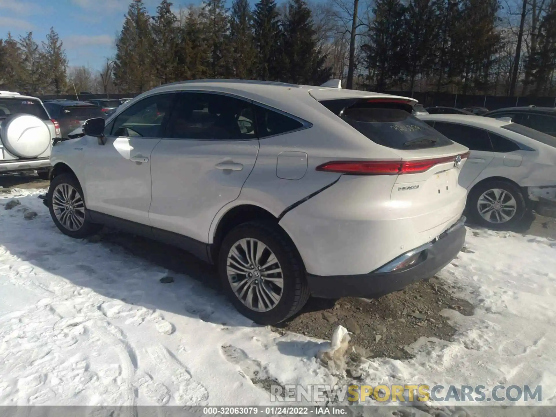 3 Photograph of a damaged car JTEAAAAH4MJ033753 TOYOTA VENZA 2021