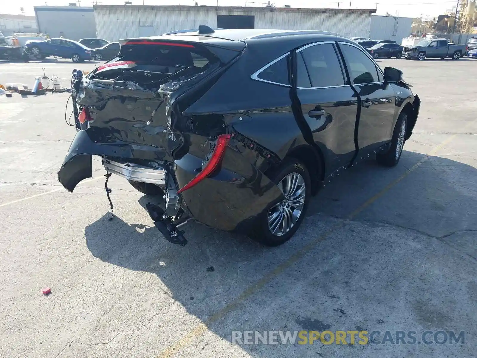 4 Photograph of a damaged car JTEAAAAH4MJ035499 TOYOTA VENZA 2021