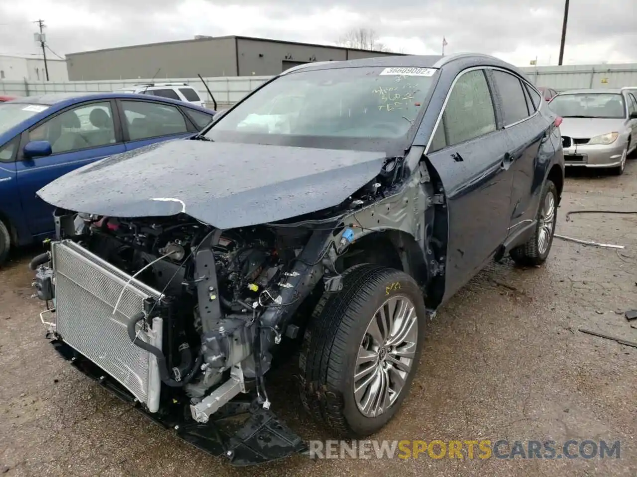 2 Photograph of a damaged car JTEAAAAH4MJ042792 TOYOTA VENZA 2021