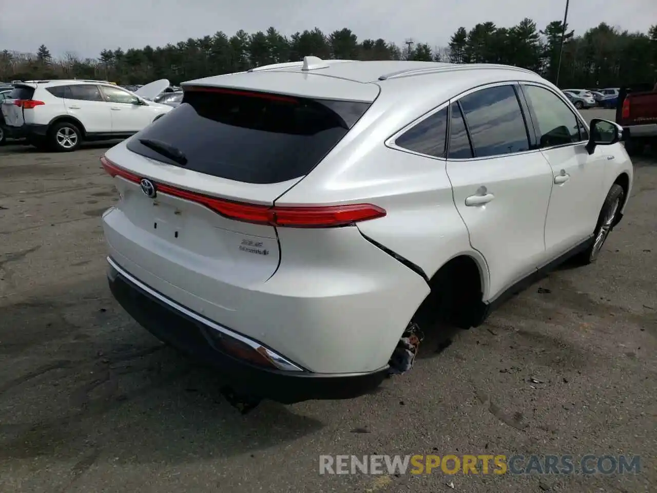 4 Photograph of a damaged car JTEAAAAH4MJ045692 TOYOTA VENZA 2021