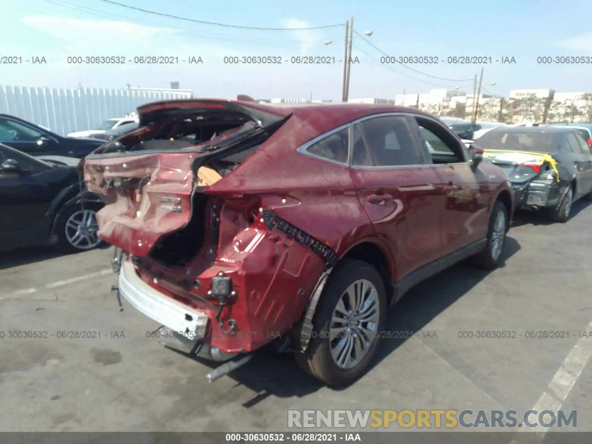 4 Photograph of a damaged car JTEAAAAH4MJ046048 TOYOTA VENZA 2021