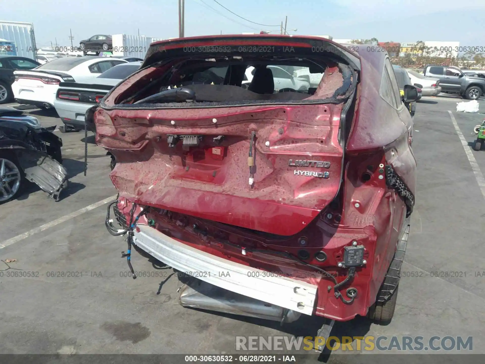 6 Photograph of a damaged car JTEAAAAH4MJ046048 TOYOTA VENZA 2021