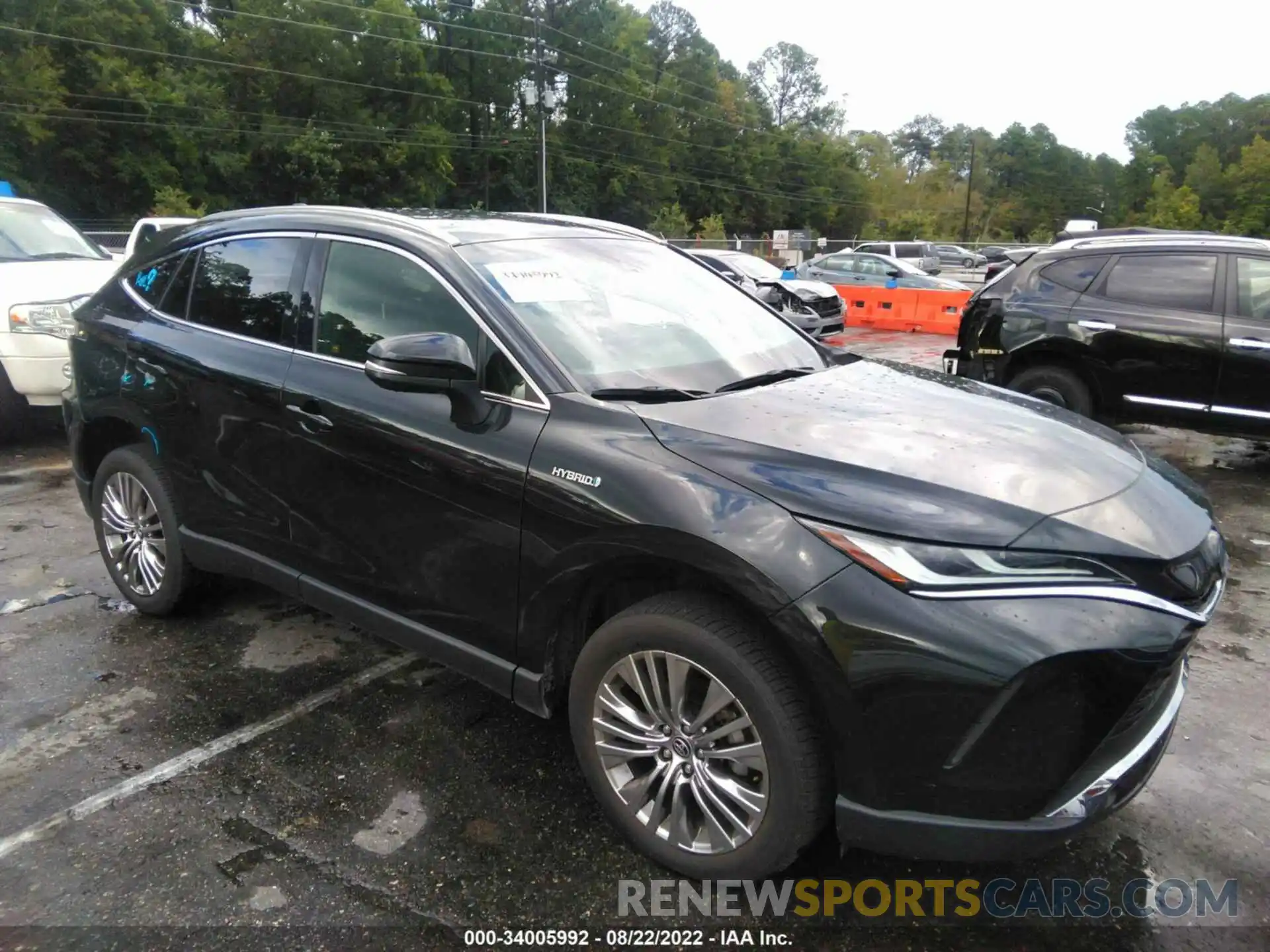 1 Photograph of a damaged car JTEAAAAH4MJ048849 TOYOTA VENZA 2021