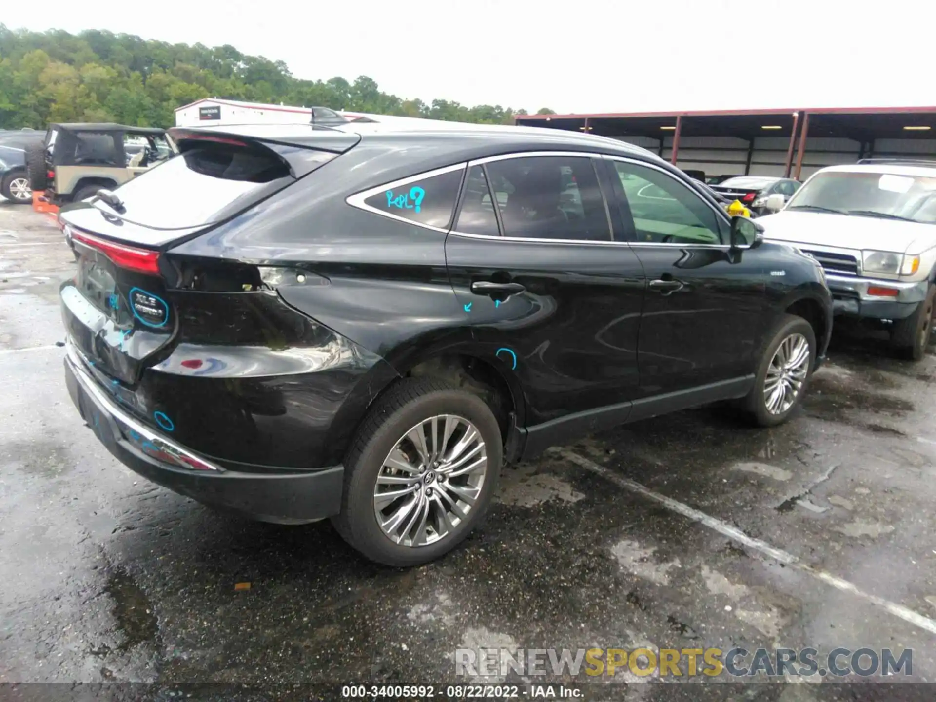 4 Photograph of a damaged car JTEAAAAH4MJ048849 TOYOTA VENZA 2021