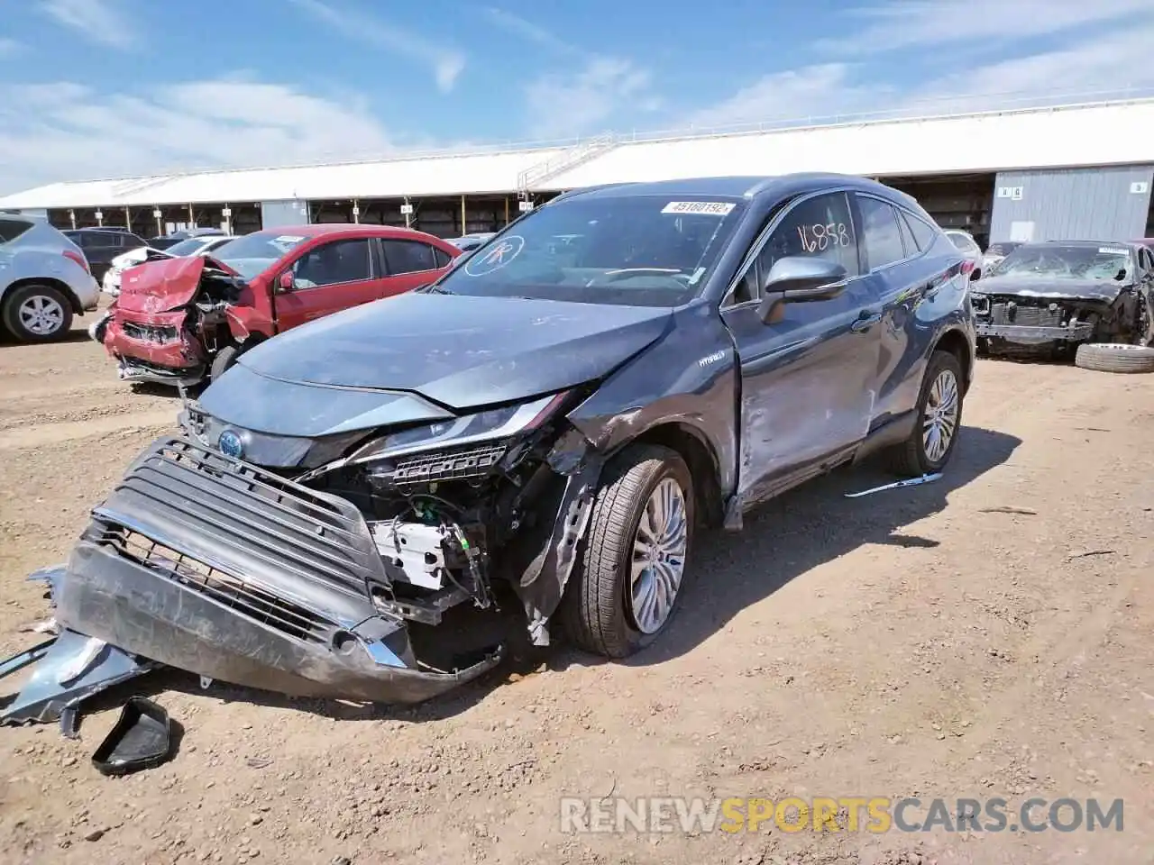 2 Photograph of a damaged car JTEAAAAH4MJ053856 TOYOTA VENZA 2021