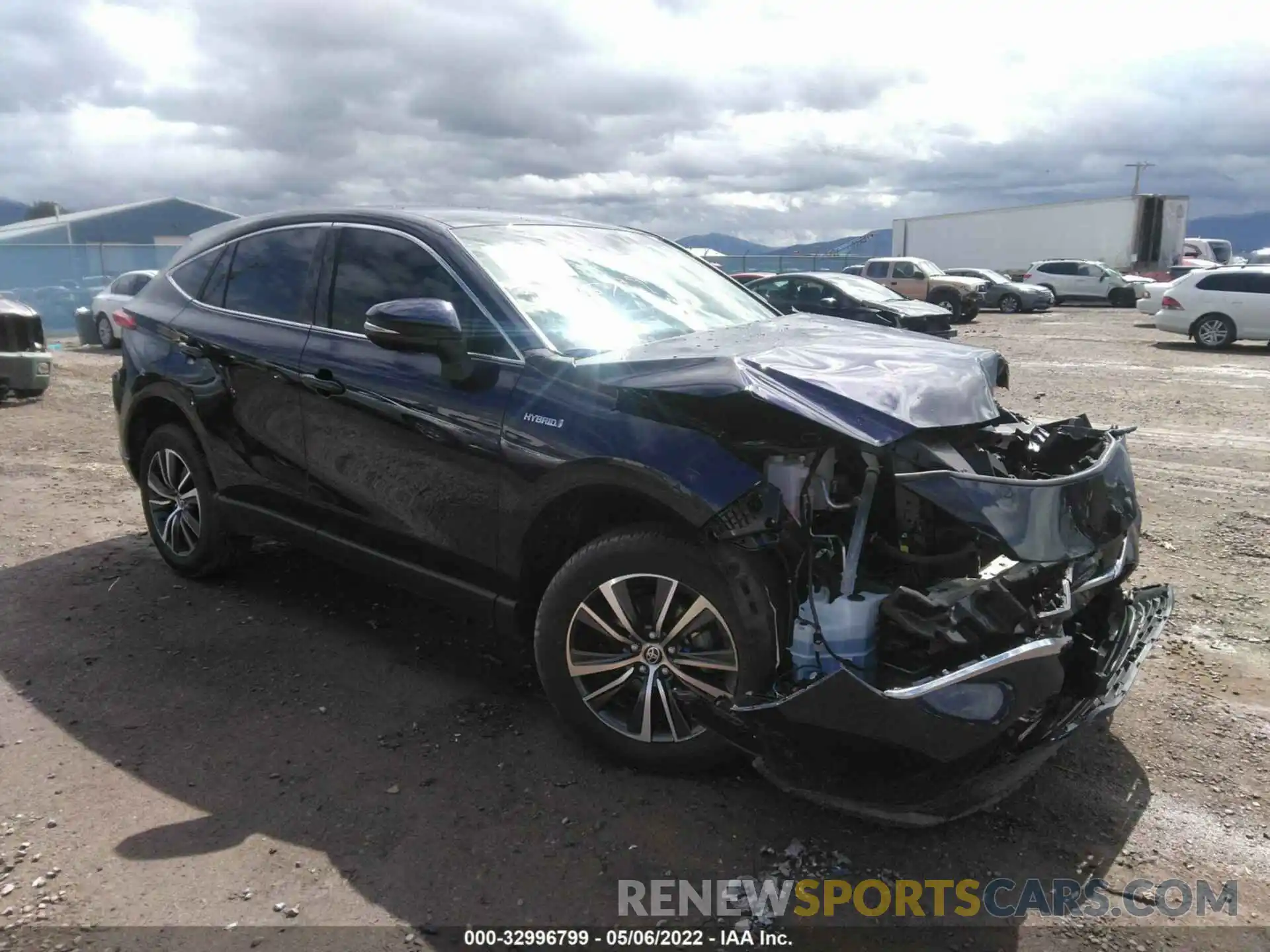 1 Photograph of a damaged car JTEAAAAH4MJ061519 TOYOTA VENZA 2021