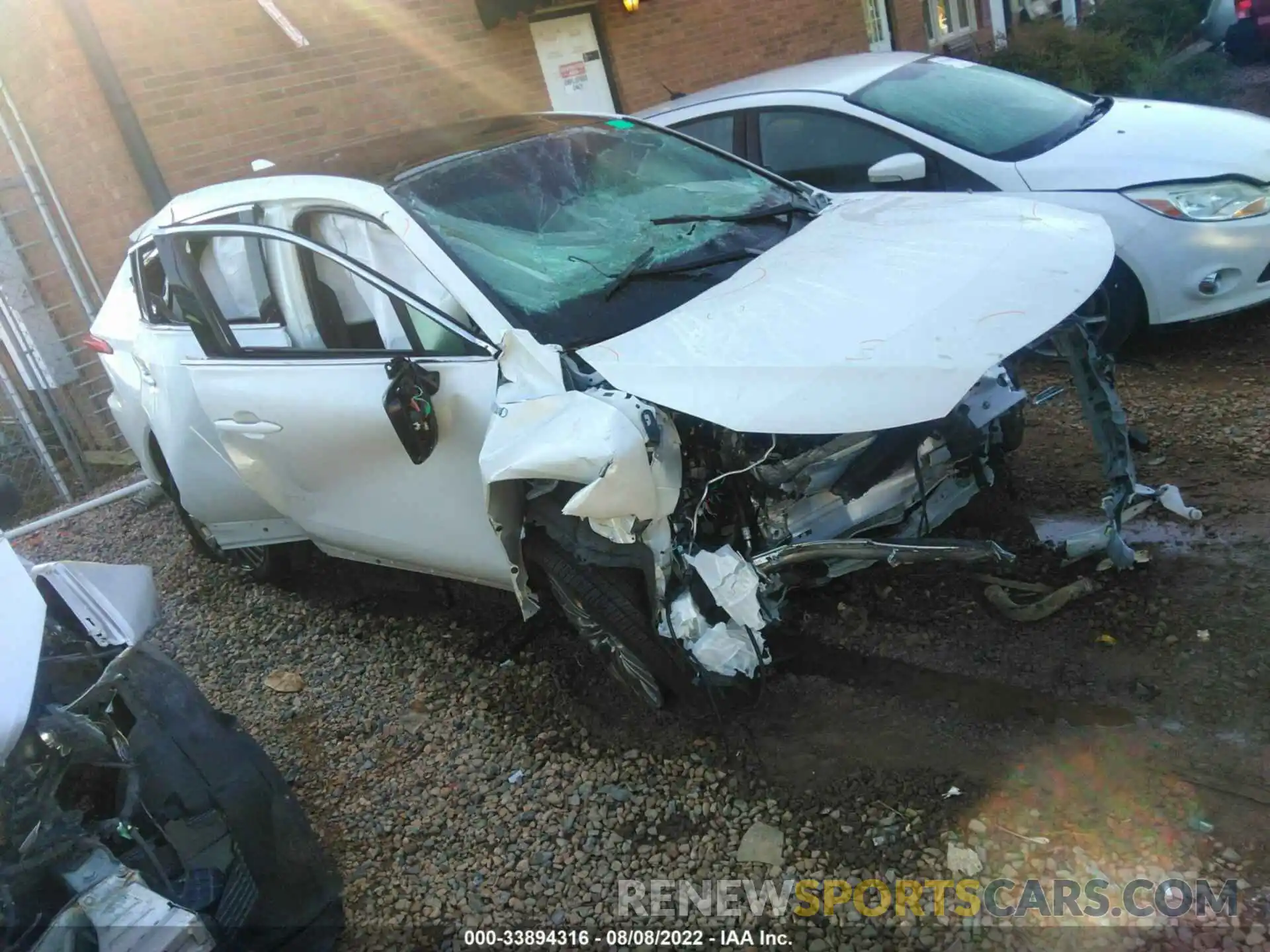 1 Photograph of a damaged car JTEAAAAH4MJ062668 TOYOTA VENZA 2021