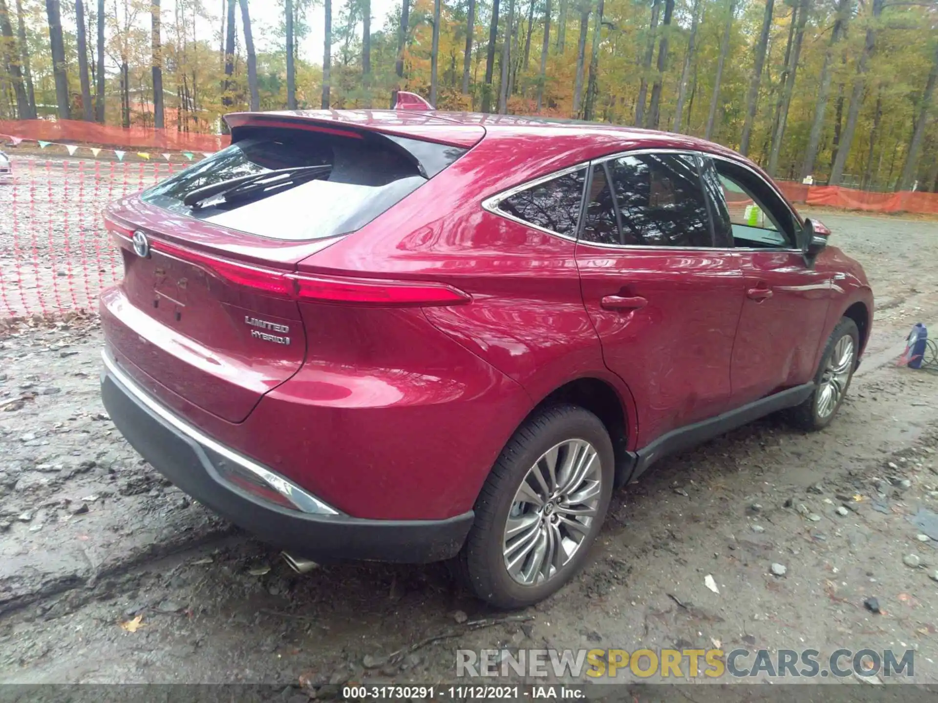 4 Photograph of a damaged car JTEAAAAH4MJ068129 TOYOTA VENZA 2021