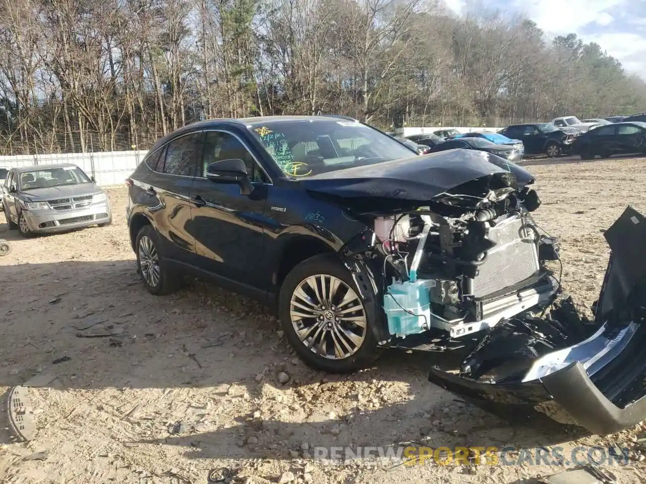 1 Photograph of a damaged car JTEAAAAH4MJ071810 TOYOTA VENZA 2021