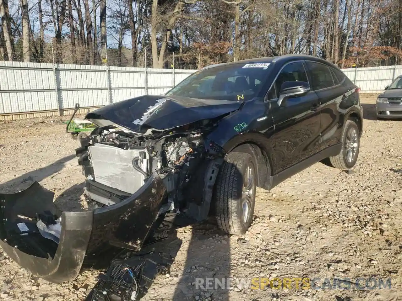 2 Photograph of a damaged car JTEAAAAH4MJ071810 TOYOTA VENZA 2021