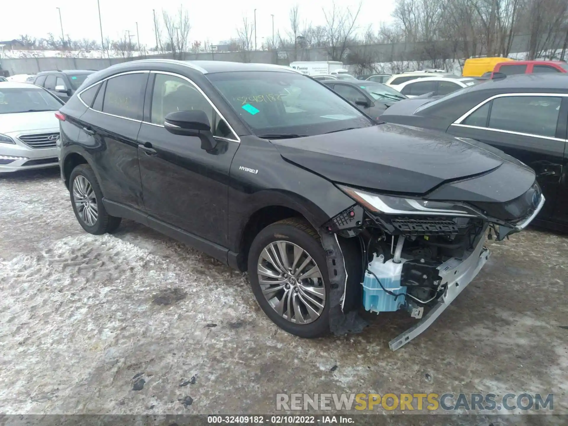 1 Photograph of a damaged car JTEAAAAH4MJ073301 TOYOTA VENZA 2021