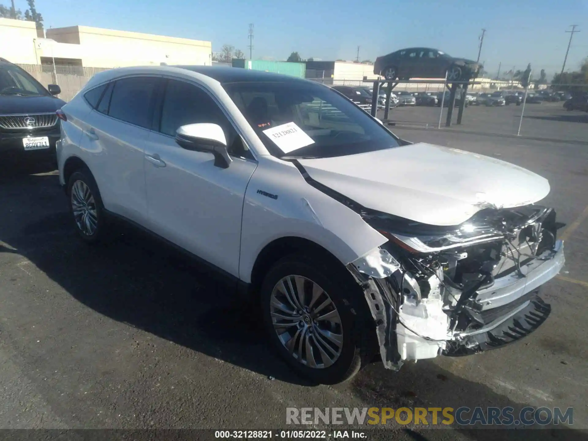 1 Photograph of a damaged car JTEAAAAH4MJ076537 TOYOTA VENZA 2021