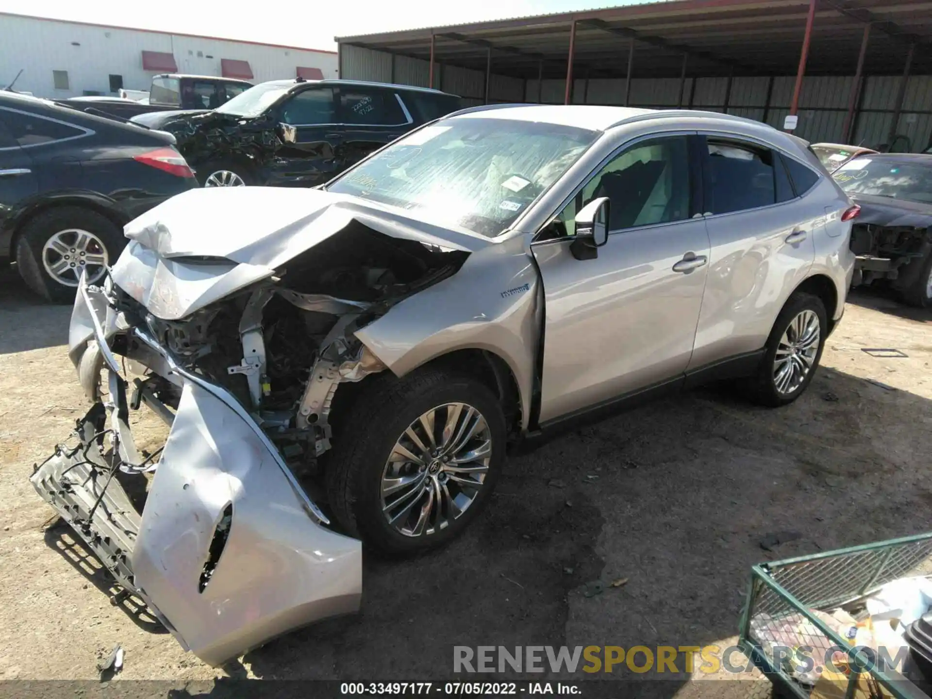 2 Фотография поврежденного автомобиля JTEAAAAH4MJ086291 TOYOTA VENZA 2021