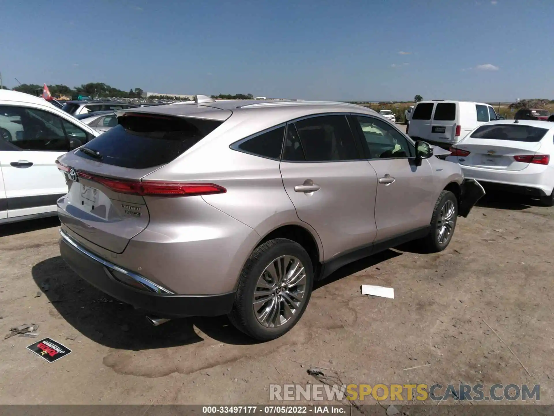 4 Фотография поврежденного автомобиля JTEAAAAH4MJ086291 TOYOTA VENZA 2021