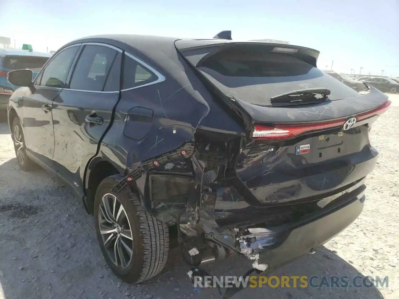 3 Photograph of a damaged car JTEAAAAH5MJ001474 TOYOTA VENZA 2021