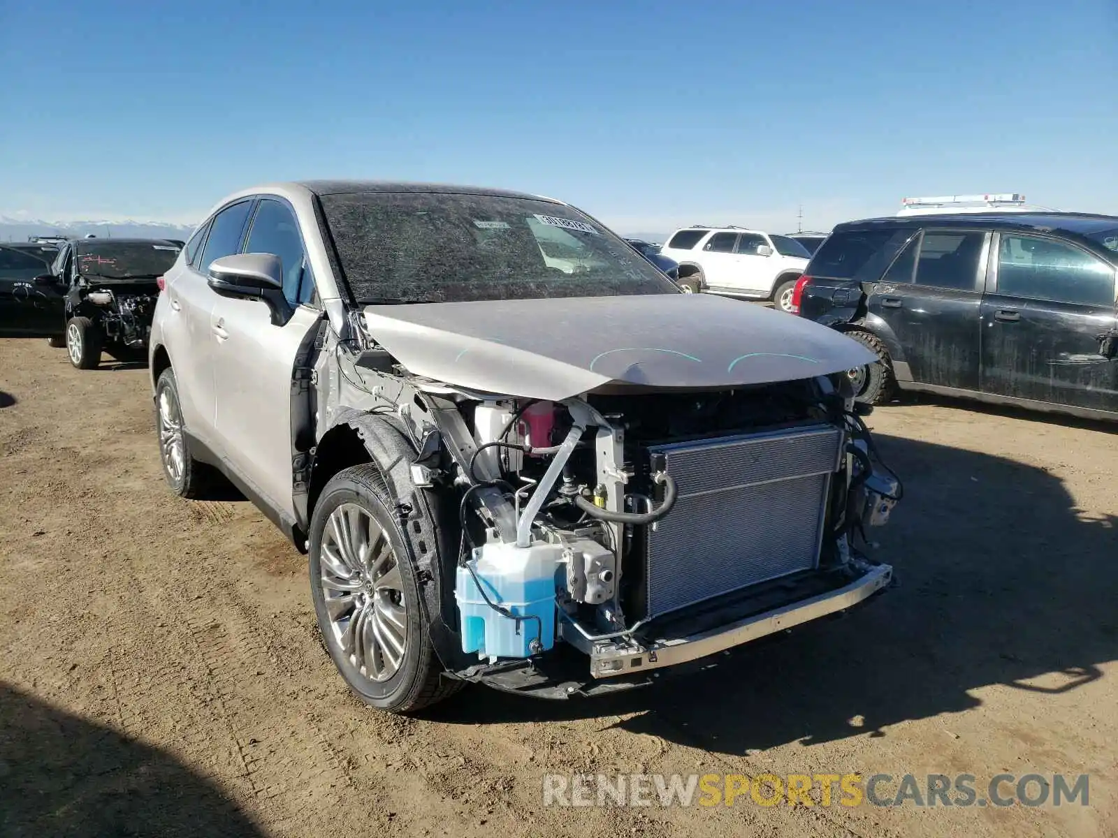 1 Photograph of a damaged car JTEAAAAH5MJ004617 TOYOTA VENZA 2021