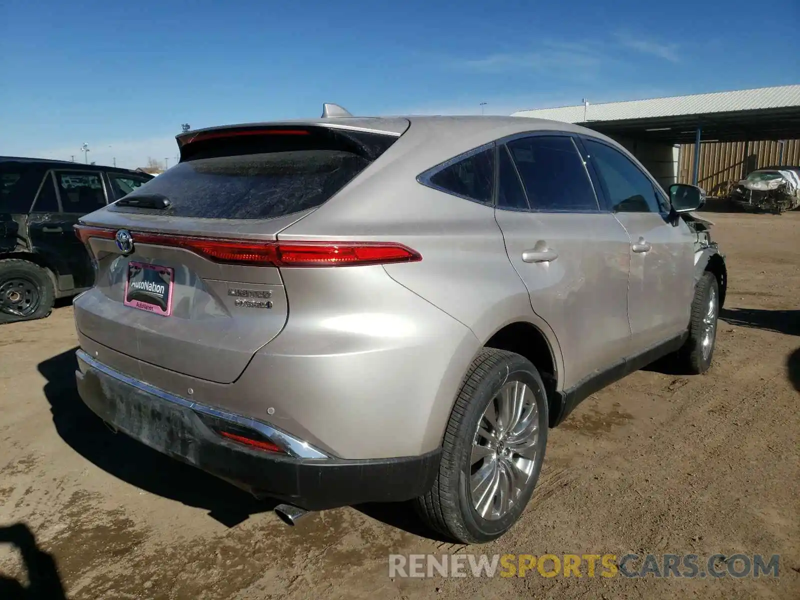 4 Photograph of a damaged car JTEAAAAH5MJ004617 TOYOTA VENZA 2021