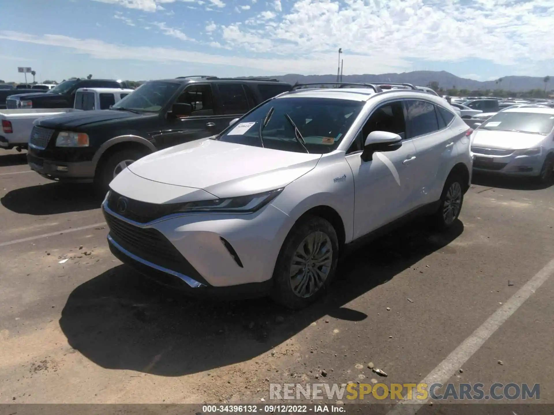 2 Photograph of a damaged car JTEAAAAH5MJ005265 TOYOTA VENZA 2021