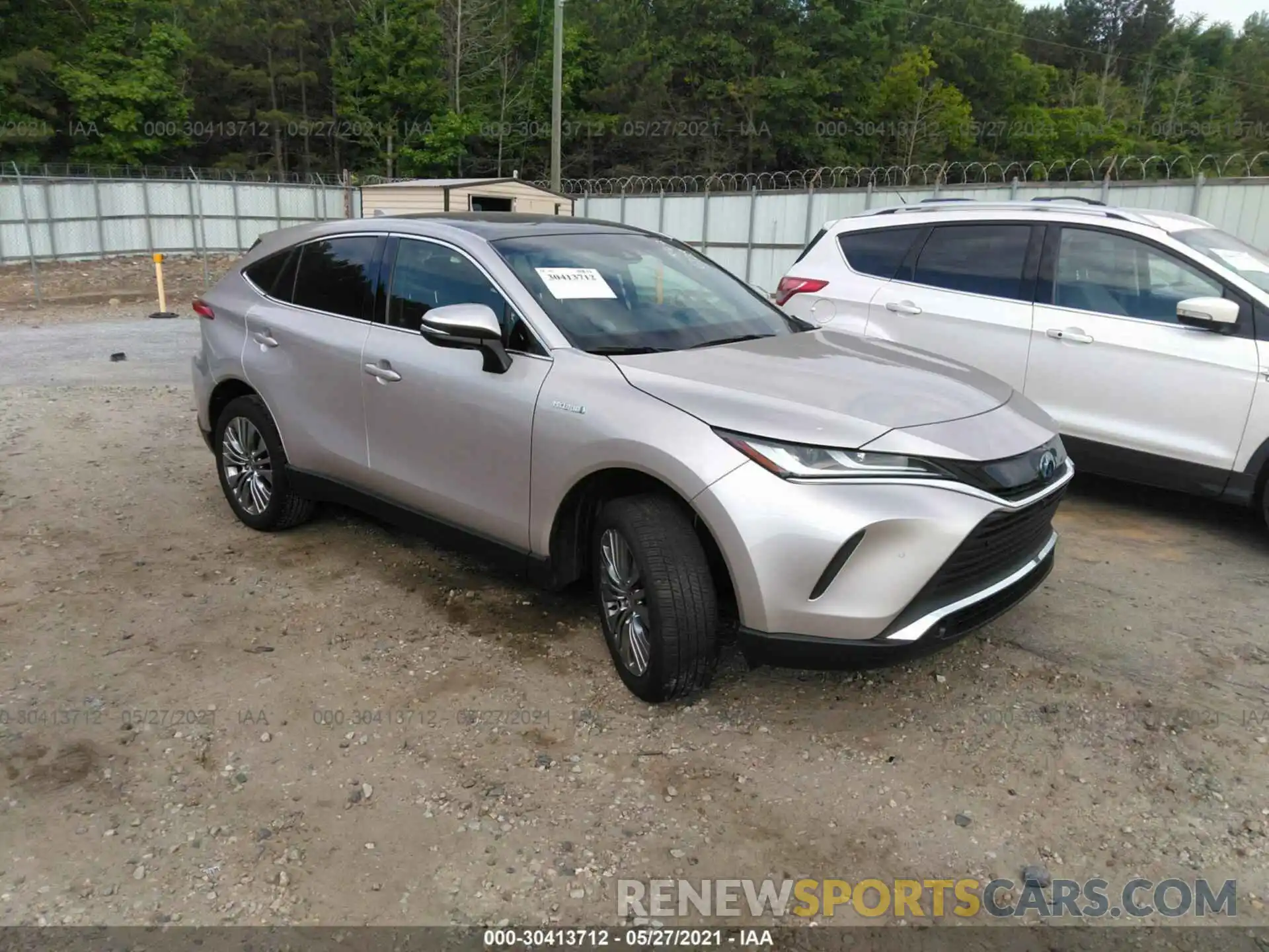 1 Photograph of a damaged car JTEAAAAH5MJ006738 TOYOTA VENZA 2021