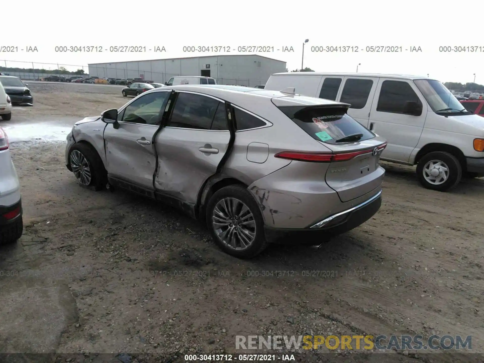 3 Photograph of a damaged car JTEAAAAH5MJ006738 TOYOTA VENZA 2021