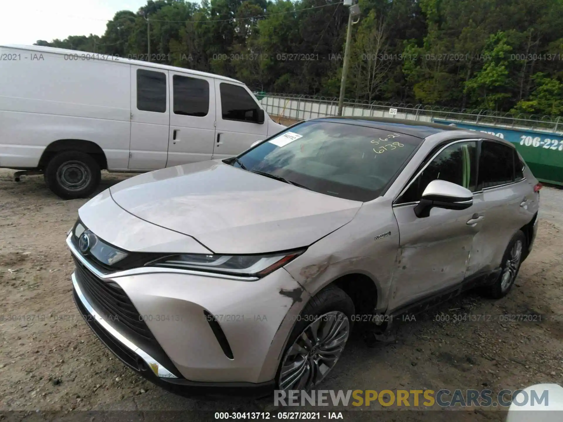 6 Photograph of a damaged car JTEAAAAH5MJ006738 TOYOTA VENZA 2021