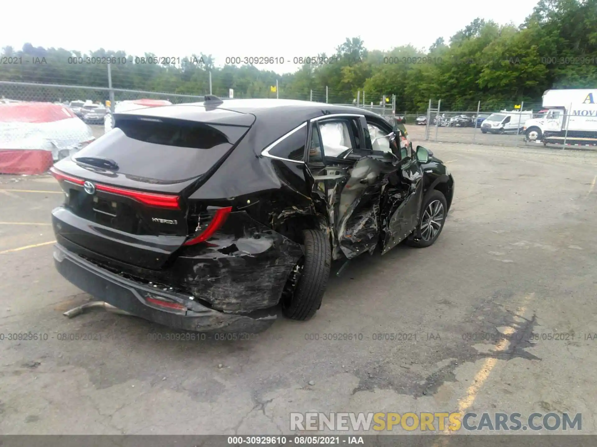 4 Photograph of a damaged car JTEAAAAH5MJ006979 TOYOTA VENZA 2021