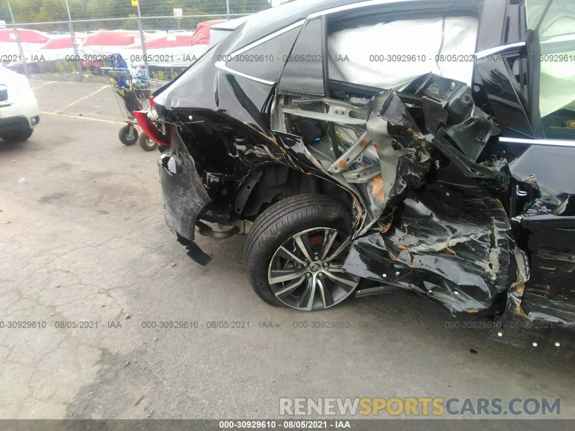 6 Photograph of a damaged car JTEAAAAH5MJ006979 TOYOTA VENZA 2021